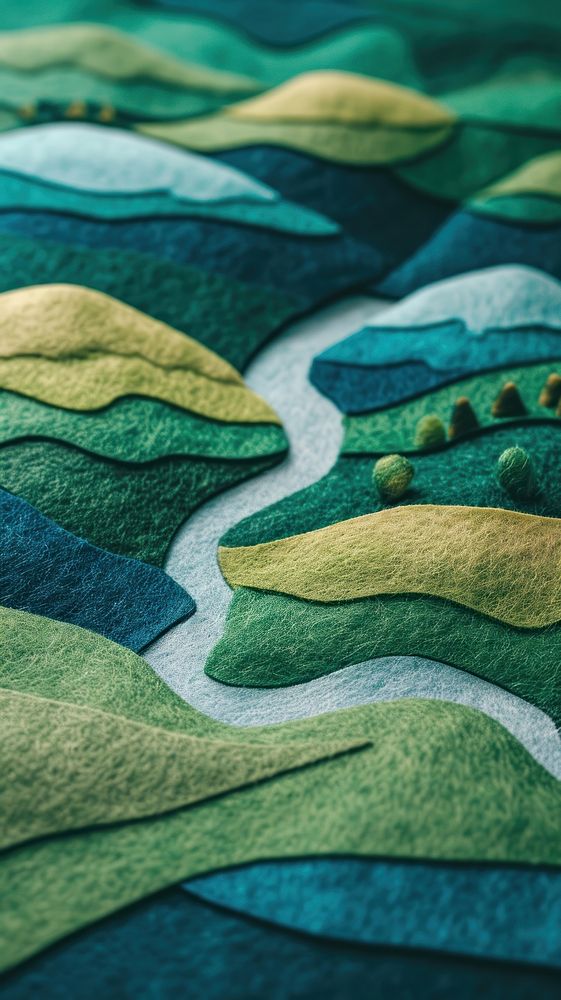 Wallpaper of felt river backgrounds pattern textile.