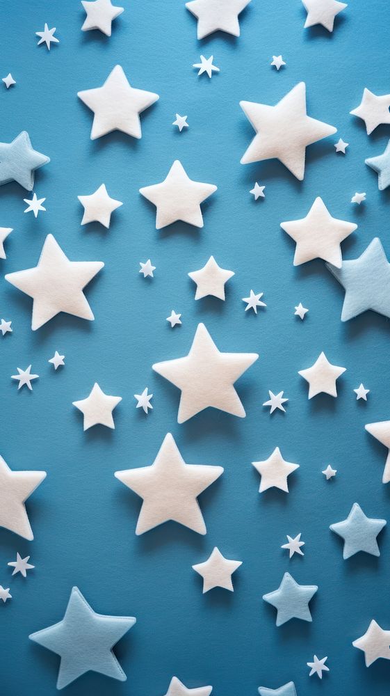 Wallpaper of felt starry sky backgrounds repetition decoration.