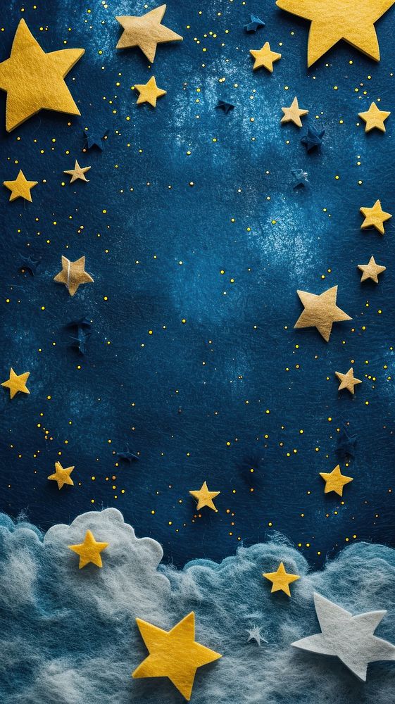 Wallpaper of felt starry sky backgrounds constellation astronomy.