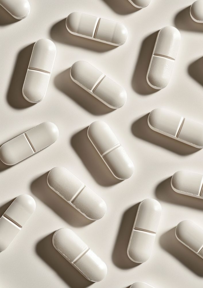 Pill backgrounds white repetition.