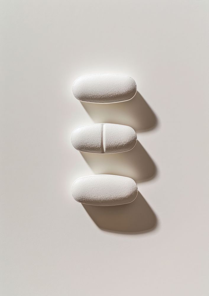 Medicine white pill simplicity.