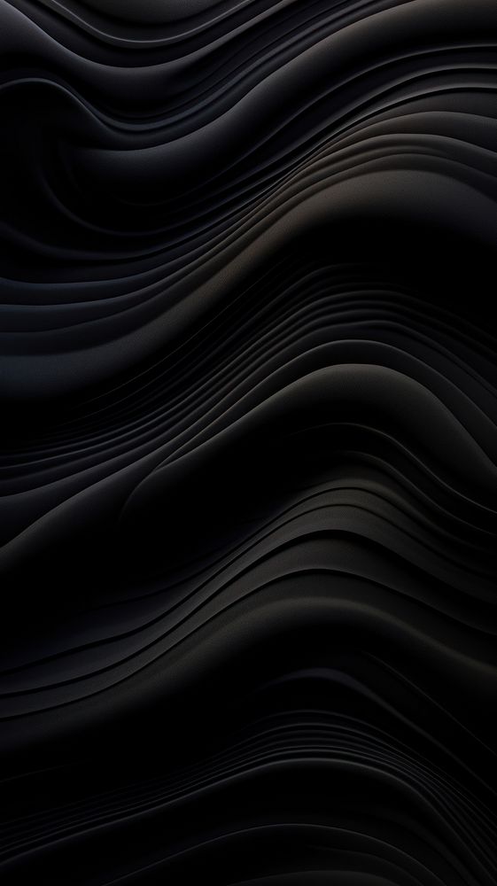 Wave texture abstract wallpaper black | Free Photo Illustration - rawpixel