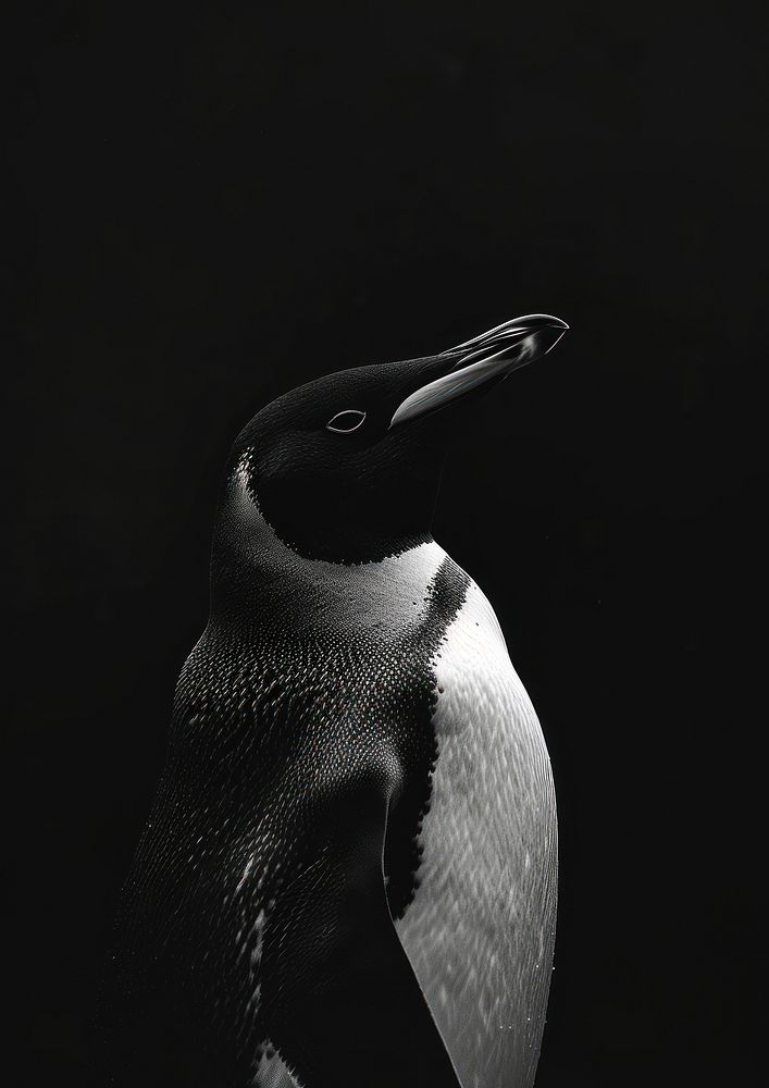 Penguin penguin animal black.