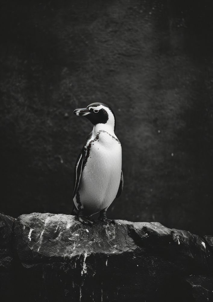 Penguin penguin animal black.