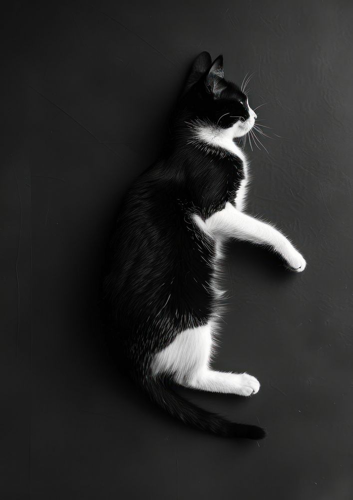 A cat full body photography mammal animal.