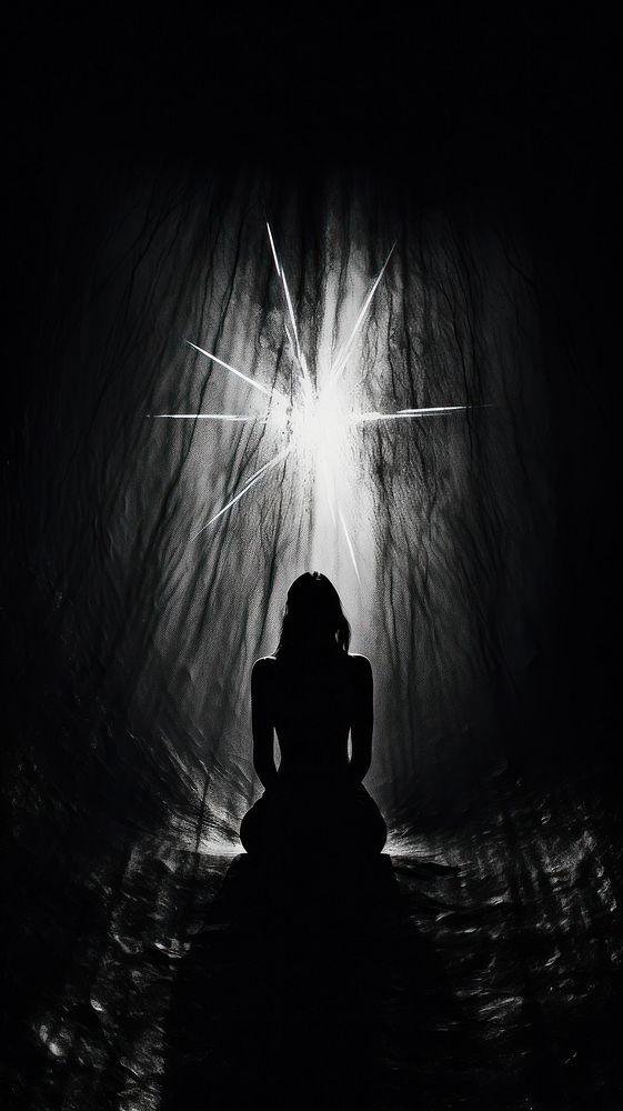 Devil light photography silhouette.
