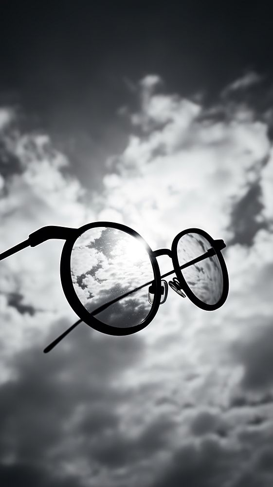 Glasses sky monochrome sunglasses.