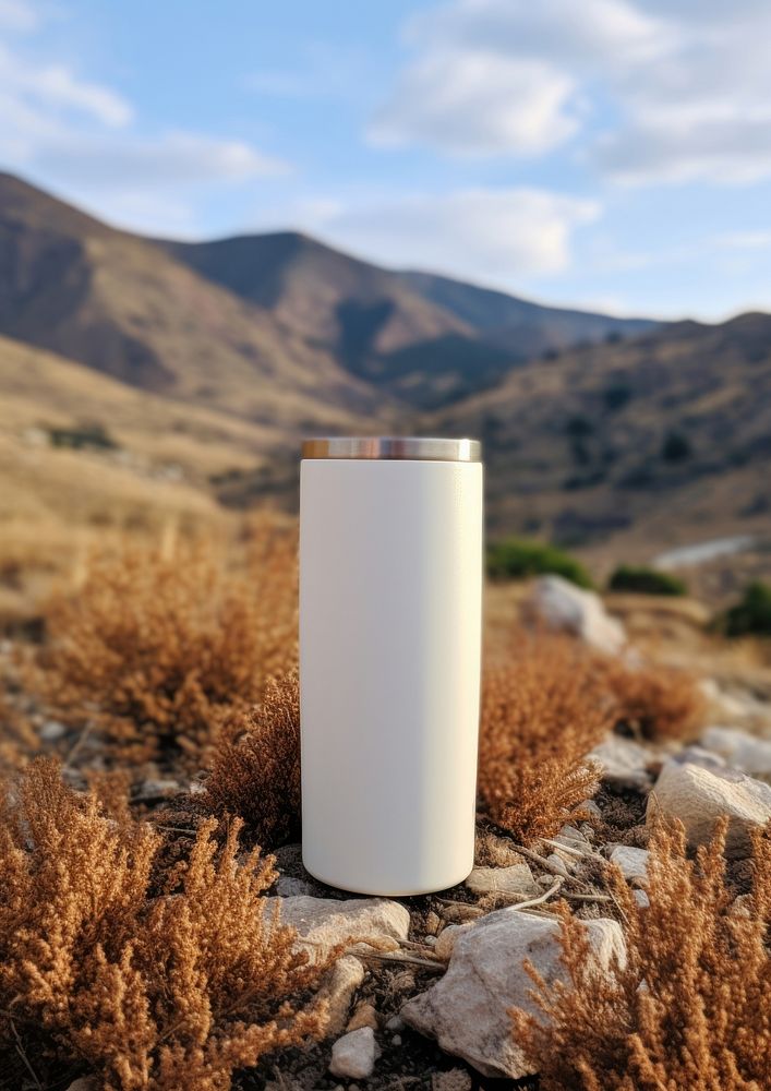 Tumbler  landscape mountain cylinder.
