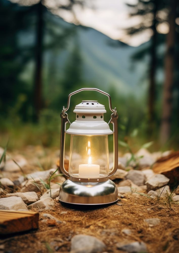 Camping lantern  candle light land.