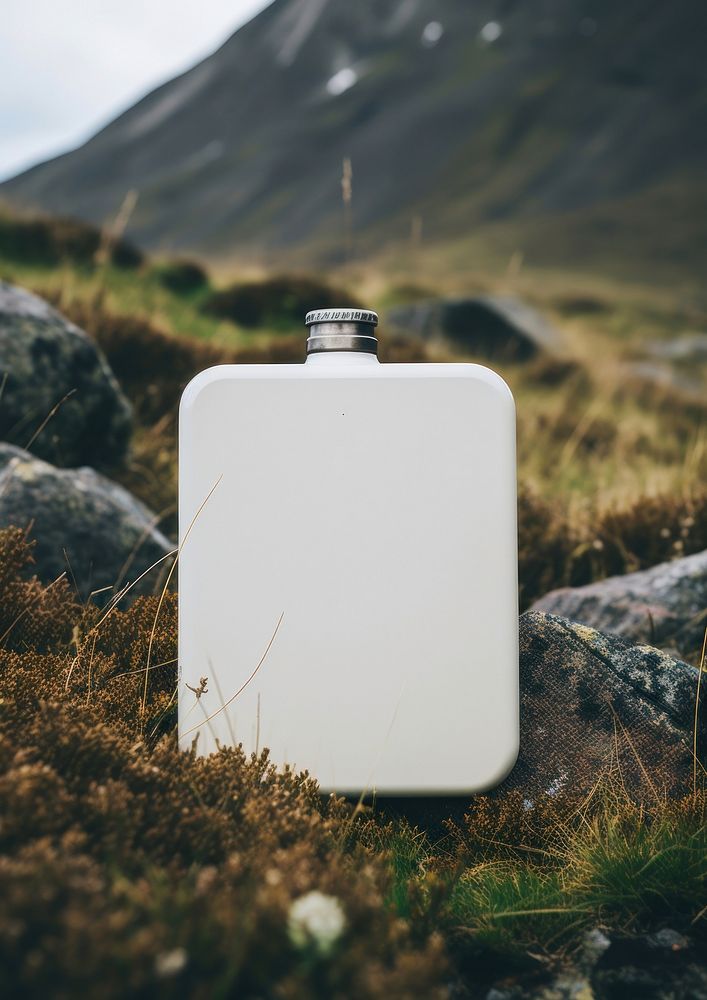 Fuel tank  landscape mountain bottle.