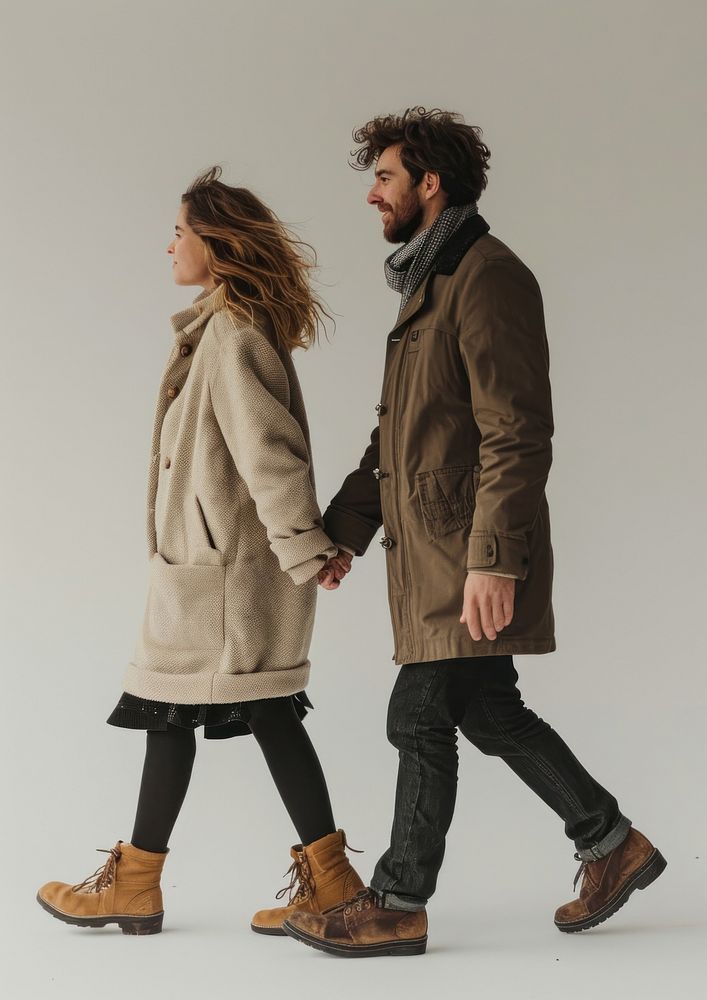 Footwear overcoat walking jacket.
