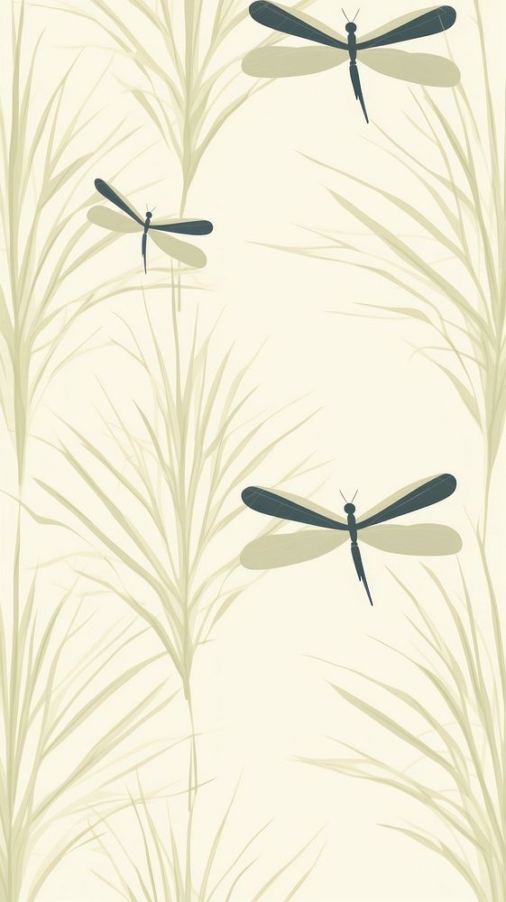 Dragonfly wallpaper nature plant line.