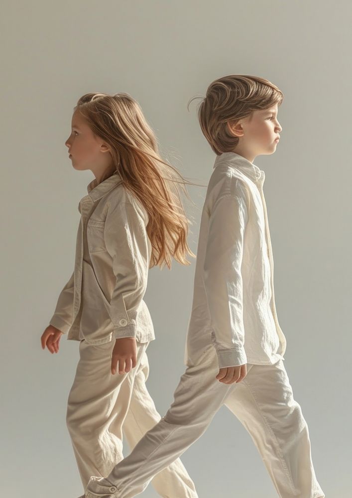 Children footwear fashion walking.
