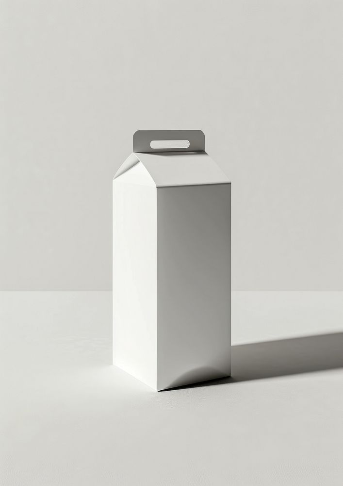 Milk carton  white white background simplicity.