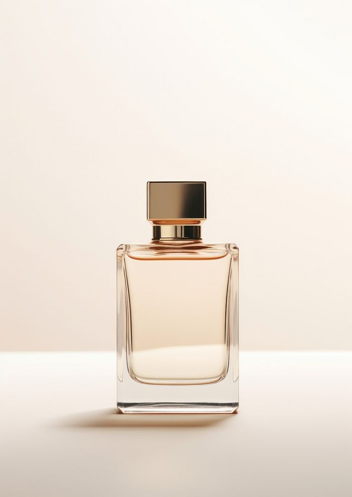 Perfume glass bottle  cosmetics lighting single object.