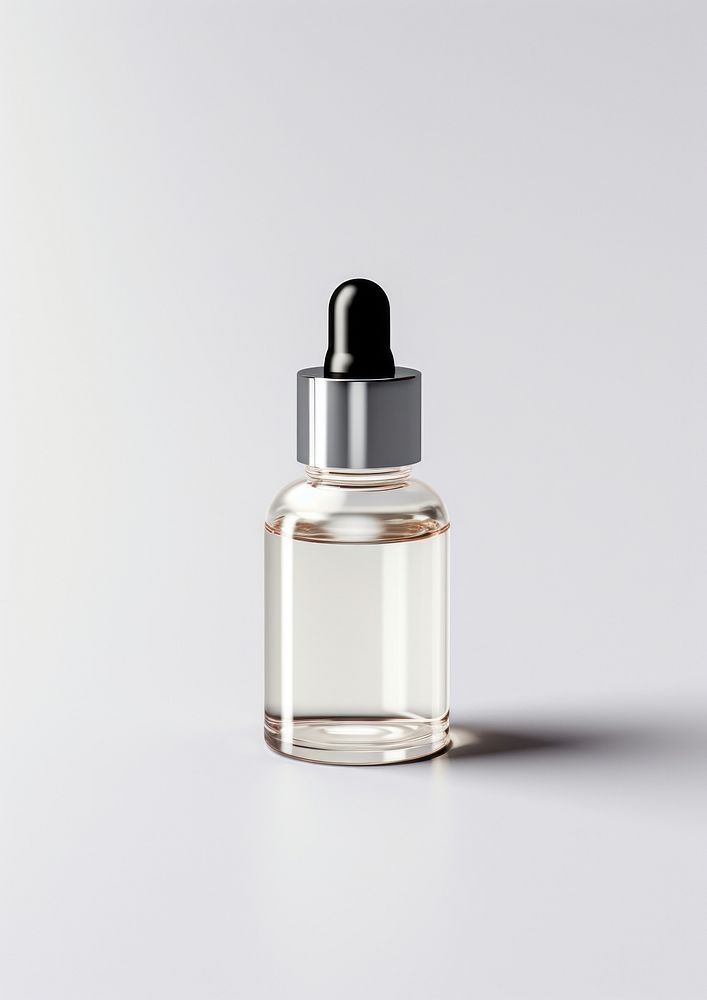 Serum skincare  cosmetics perfume bottle.