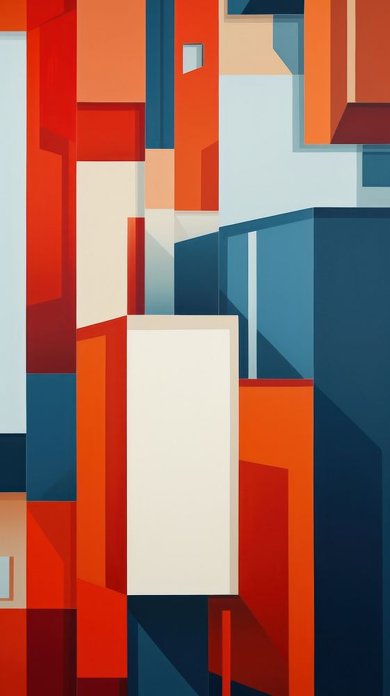 Building wallpaper abstract painting canvas.