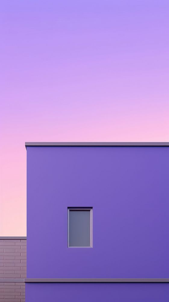 Purple building wallpaper architecture outdoors sky.