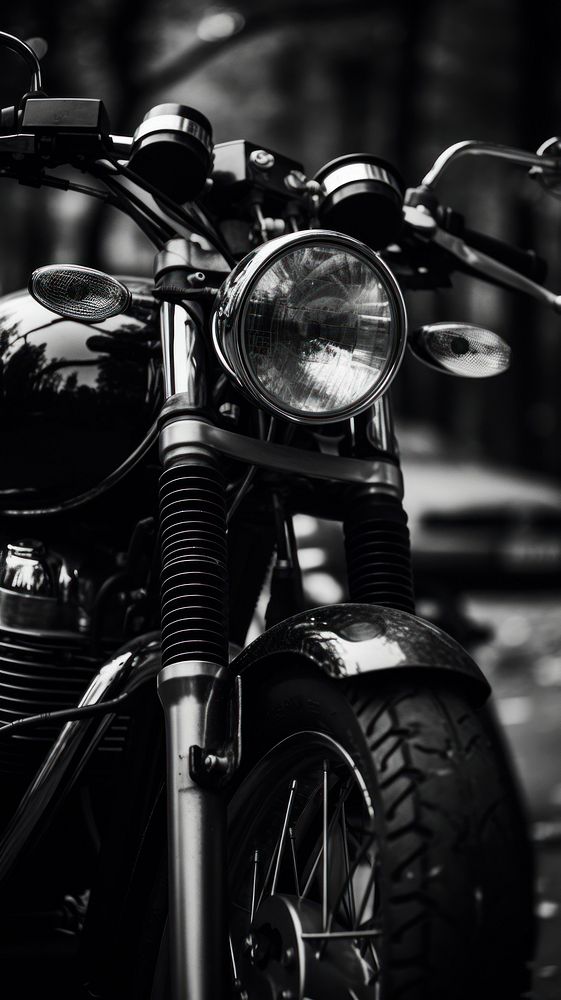 Photography of motorcycle monochrome vehicle wheel.