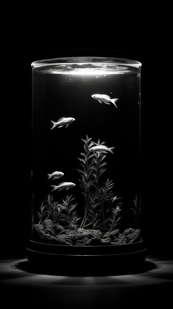 Photography of aquarium light monochrome animal black.