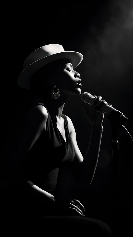 Photography of jazz singer photography microphone adult.