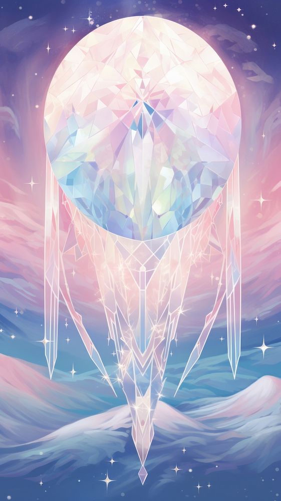 Diamond planet crystal backgrounds accessories.
