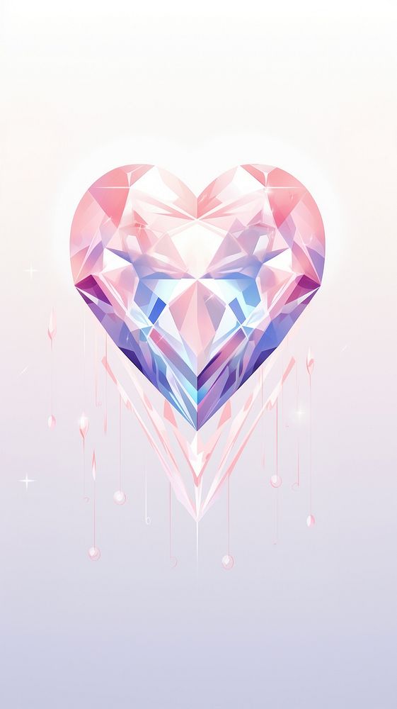 Heart diamond gemstone jewelry backgrounds.