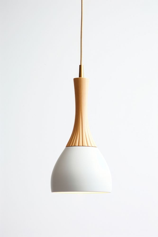 Lamp scandinavian style lampshade white electricity.