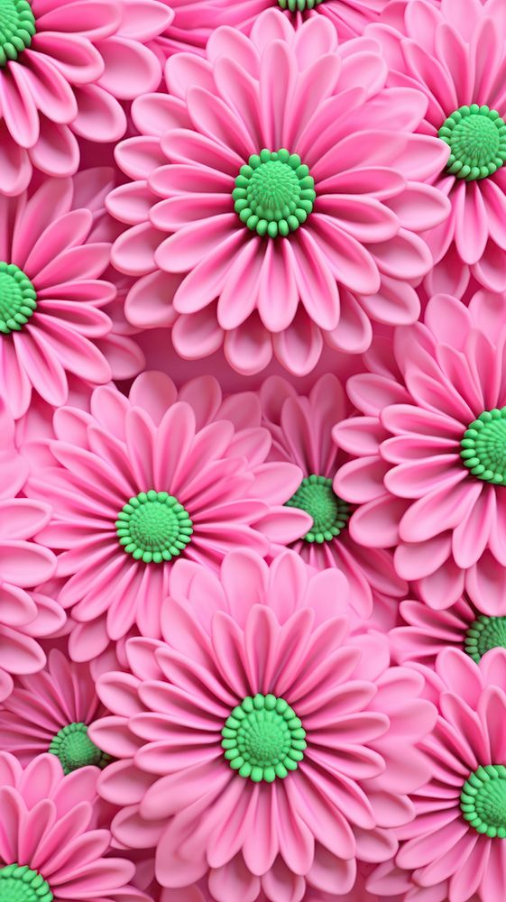 Puffy 3d wallpaper flower backgrounds pattern petal.