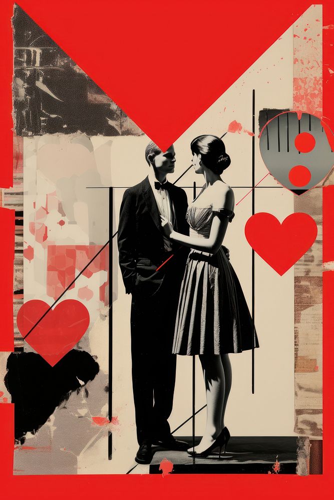 Love collage poster adult.