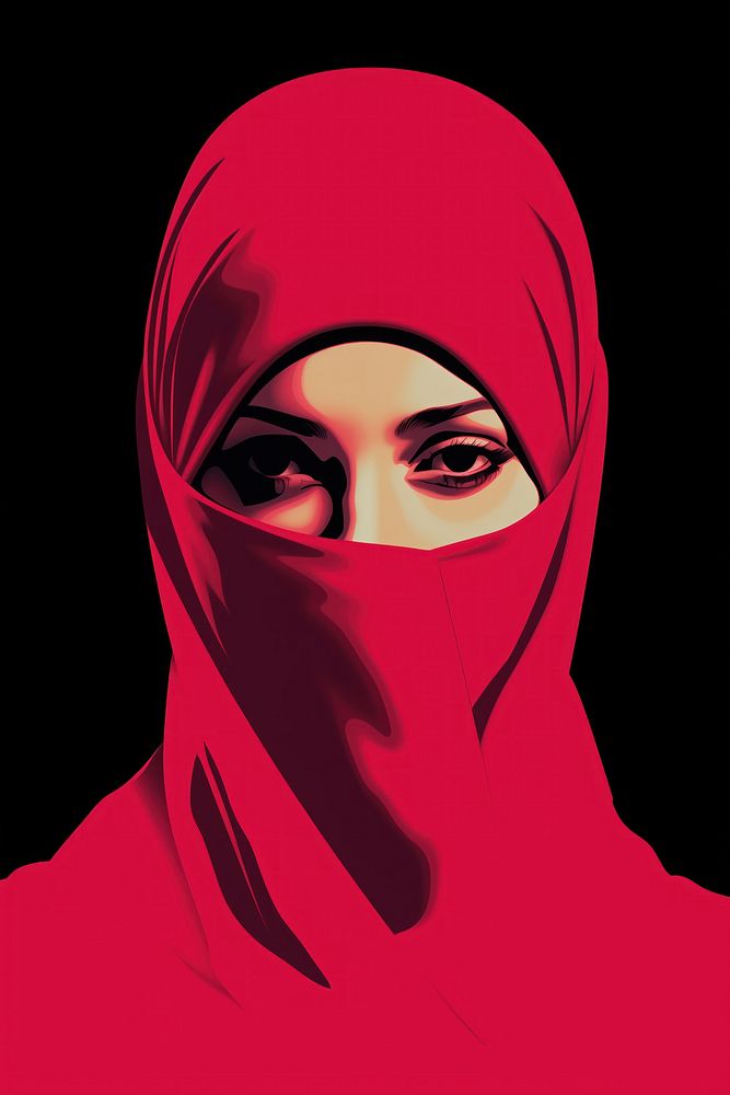 Islamic adult women headscarf.