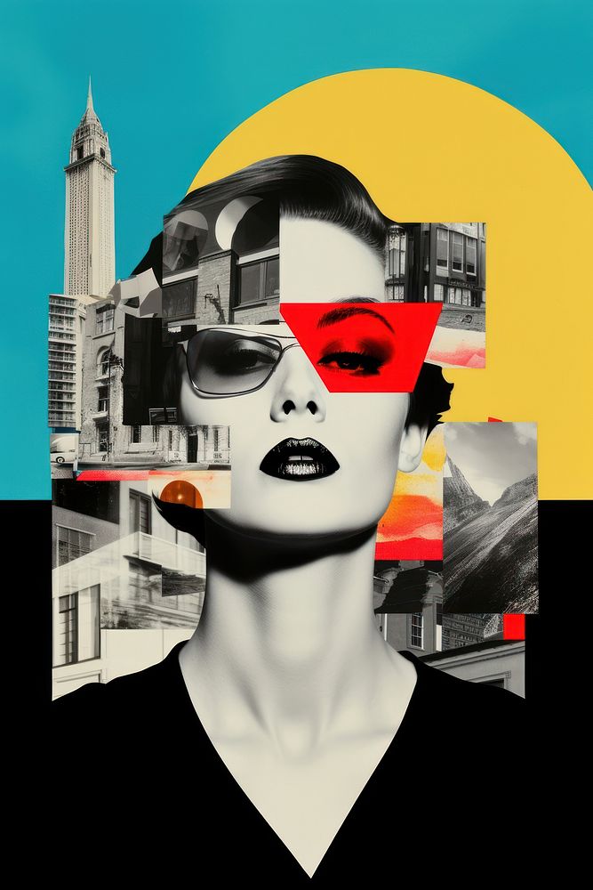 Activistic collage graphics poster. | Premium Photo Illustration - rawpixel