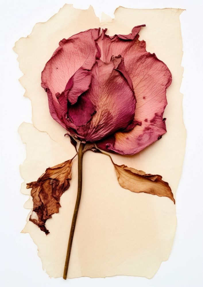 Real Pressed a Rosa flowers painting petal plant.