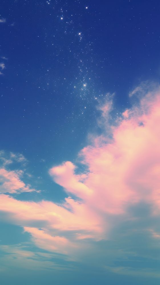  Galaxy outdoors nature cloud. AI generated Image by rawpixel.