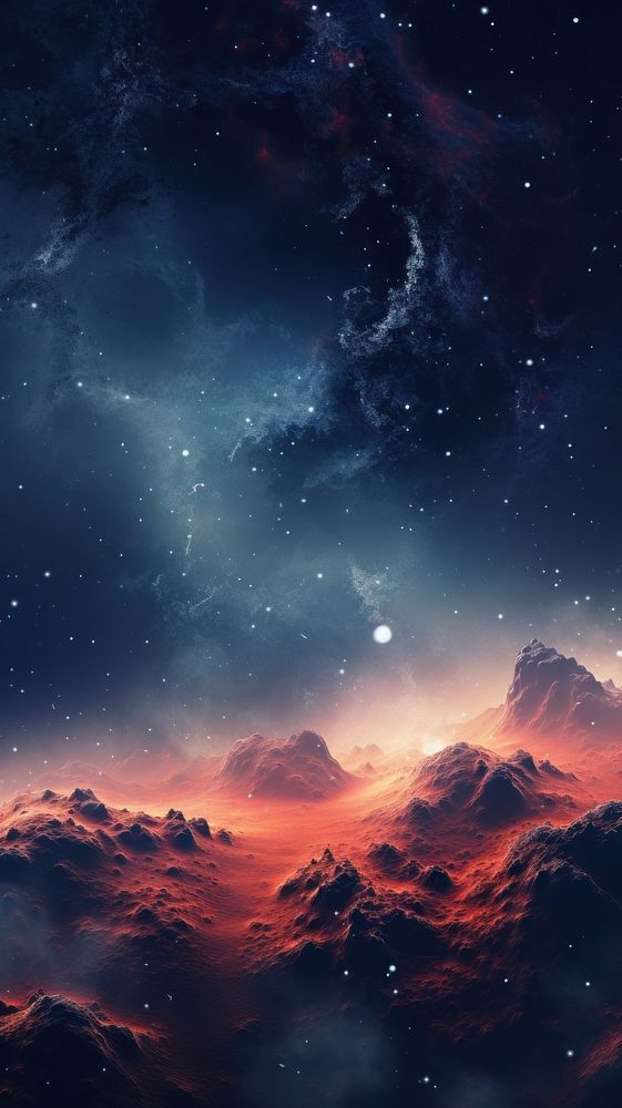  Space astronomy outdoors nature. AI generated Image by rawpixel.
