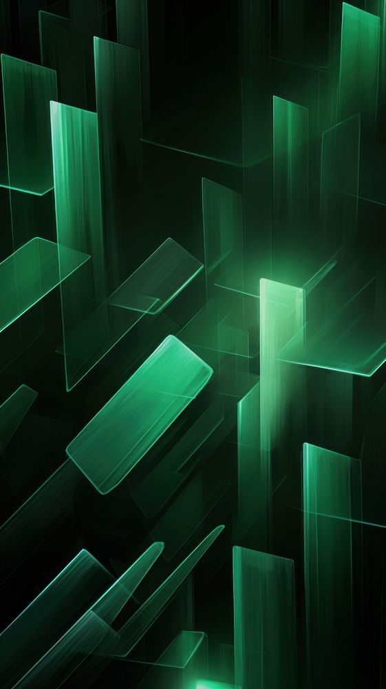  Green wallpaper backgrounds abstract glowing. AI generated Image by rawpixel.