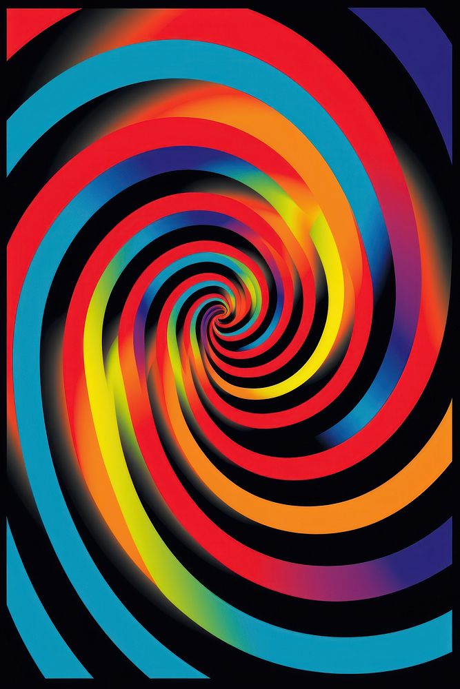 Past life spiral art backgrounds. AI generated Image by rawpixel.