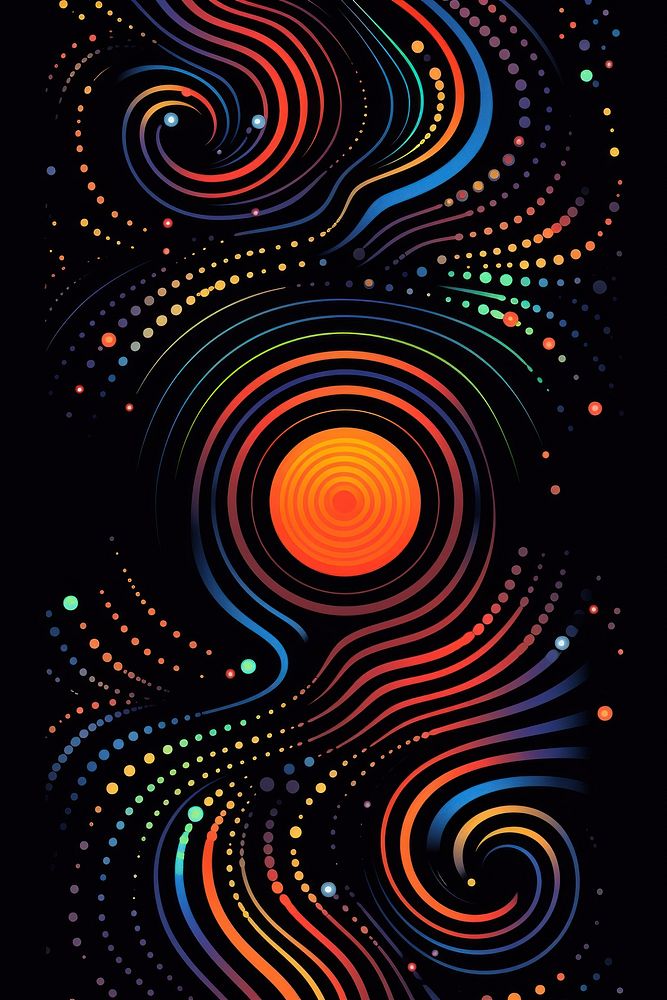 Soul pattern spiral art. AI generated Image by rawpixel.