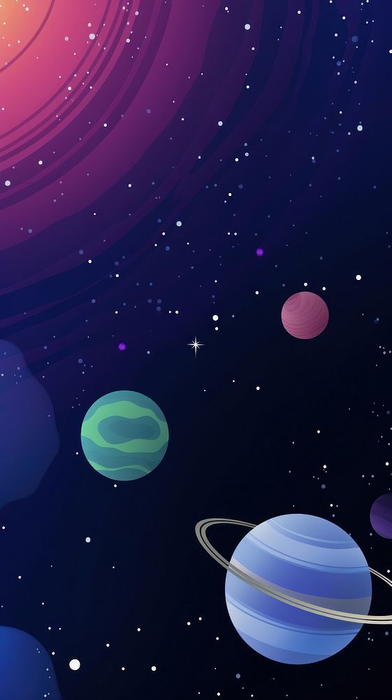  Galaxy astronomy universe planet. AI generated Image by rawpixel.