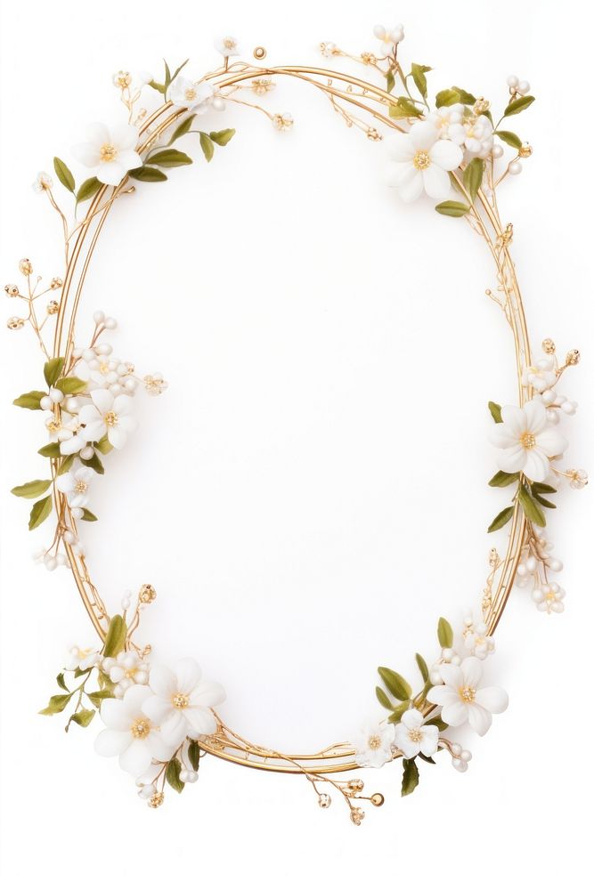 Flower jewelry blossom wreath.