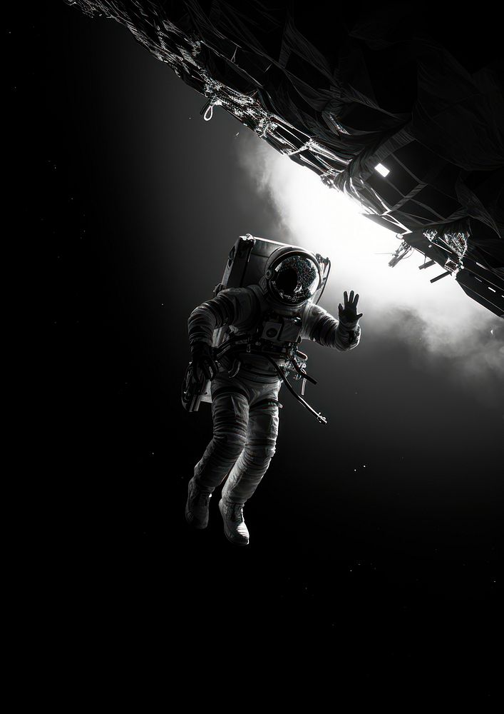 Photography of astronaut motion black adult.