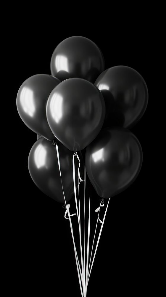 Photography of balloons birthday monochrome black white.