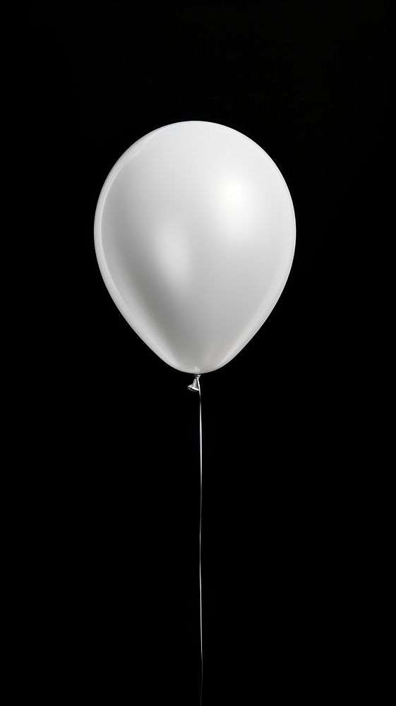 Photography of balloon monochrome white black.