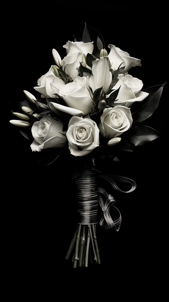Photography of bouquet monochrome flower plant.