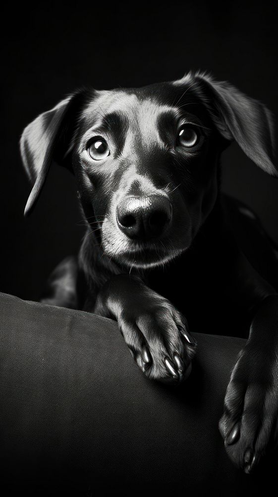 Photography of dachshund photography monochrome portrait.