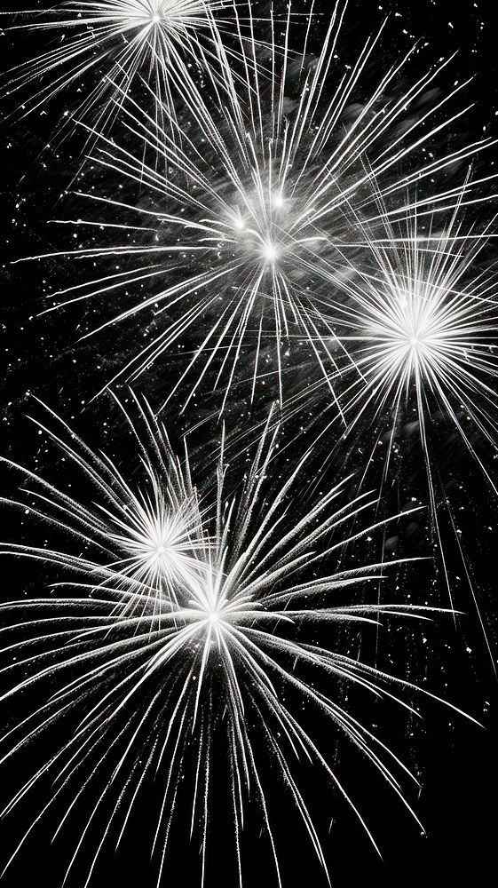 Photography of fireworks birthday monochrome outdoors motion.
