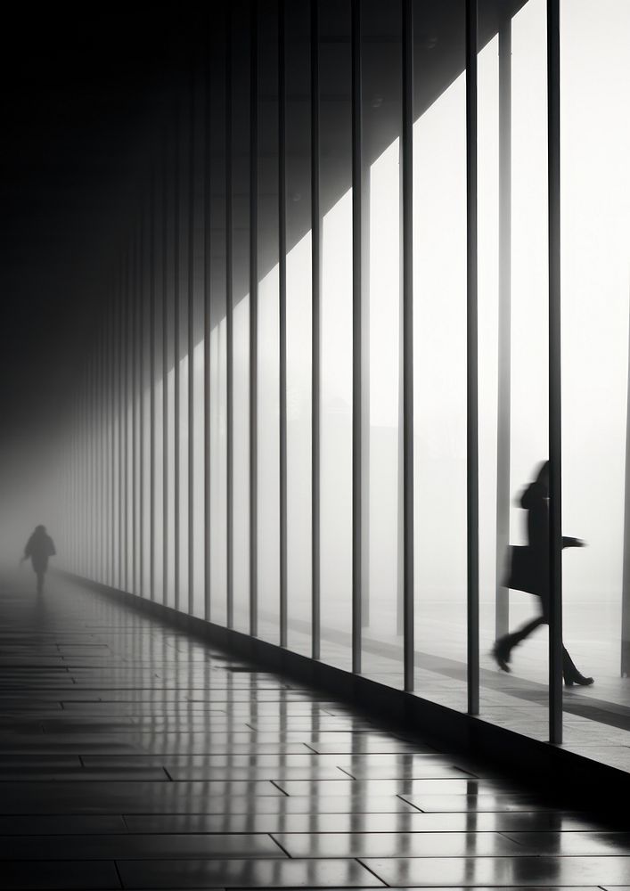 Photography people walking architecture silhouette | Free Photo - rawpixel