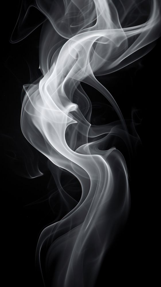 Photography of smoke monochrome motion black.
