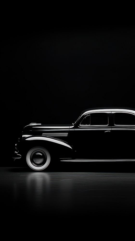 Photography of vintage car black monochrome vehicle.