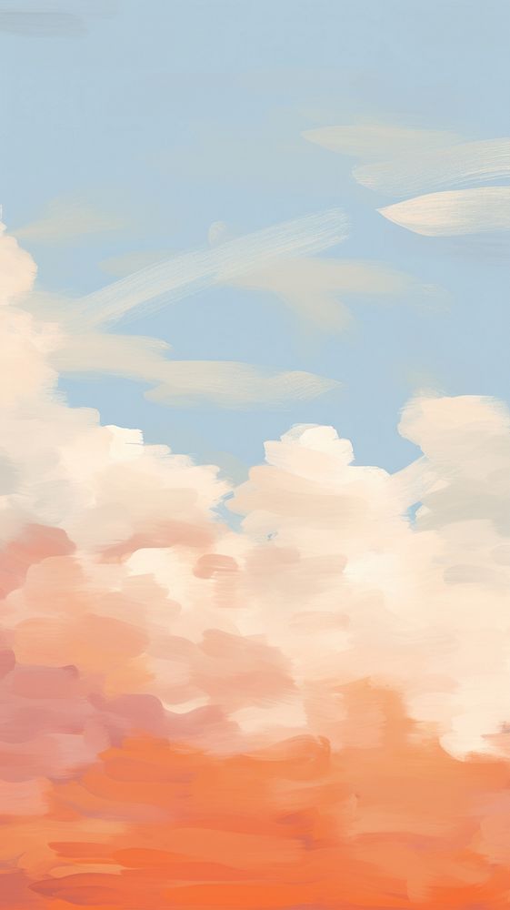 Sky backgrounds painting outdoors.